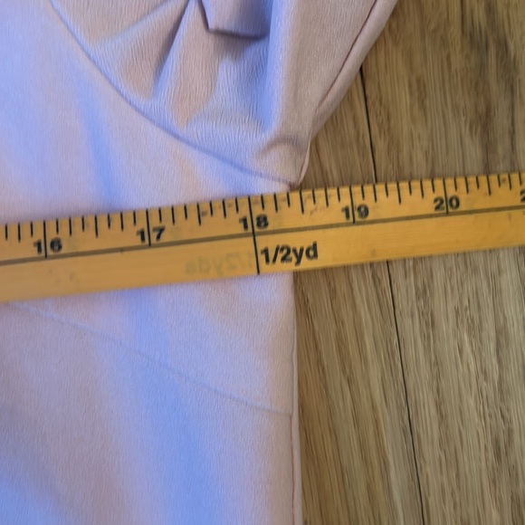 Adrianna Papell Blush Pink Bell Sleeve Open Front Blazer  Women’s Size Medium - Picture 6 of 15